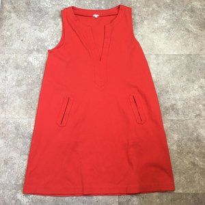 J. Crew Orange Point Shift Dress